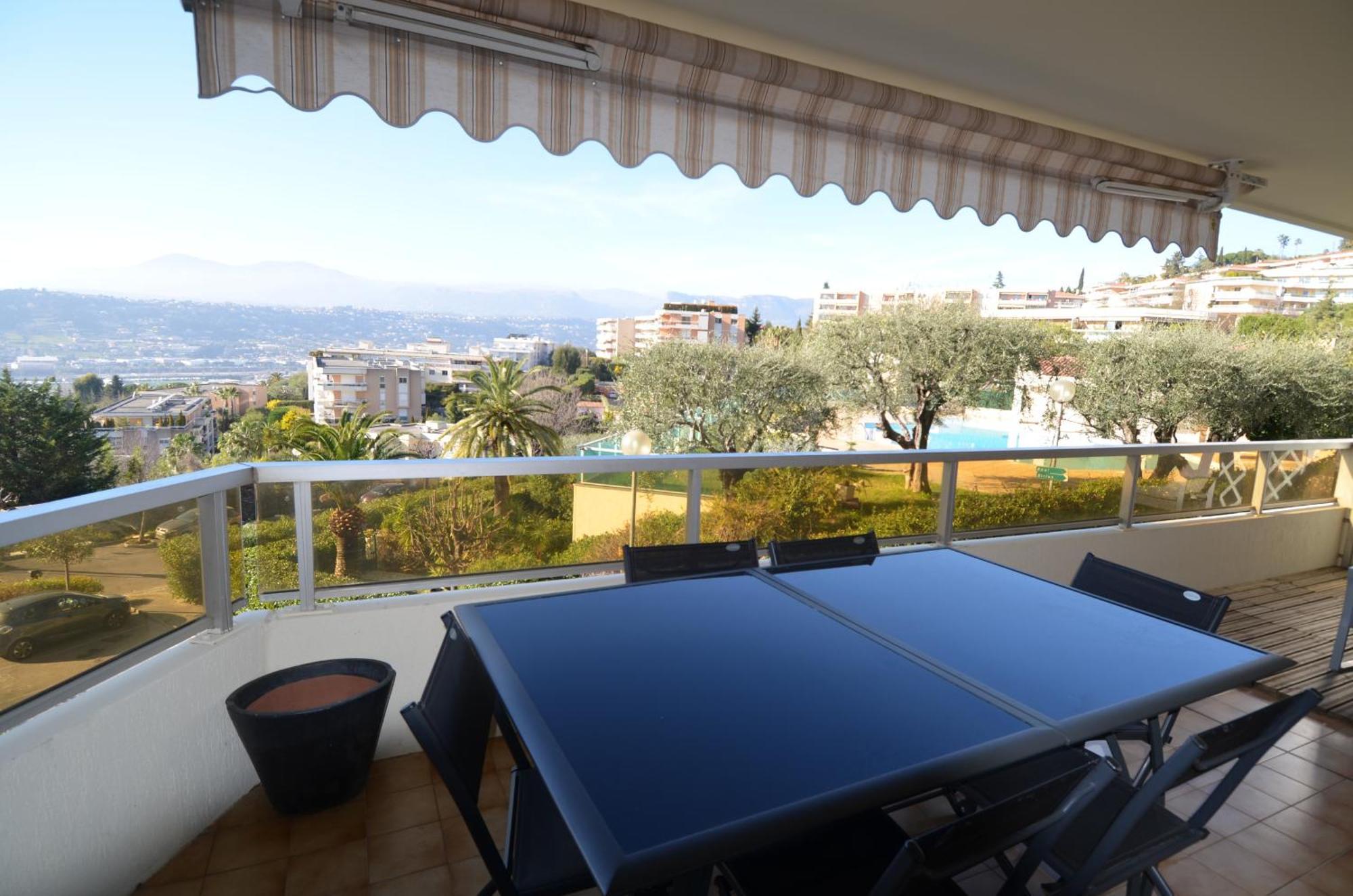 Plein Ciel - Appartement 5 Personnes Avec Piscine Sur La Corniche Fleurie A 니스 외부 사진